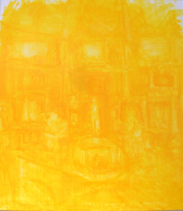 Yellow Renaissance | Manuel Larralde| Oil on Canvas |110 x 90cm