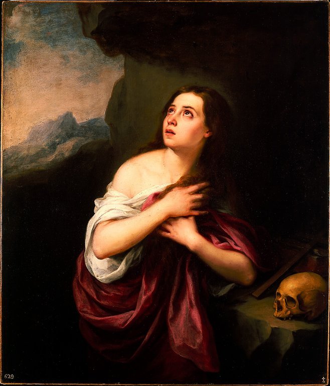Penitent Magdalene by Esteban Murillo