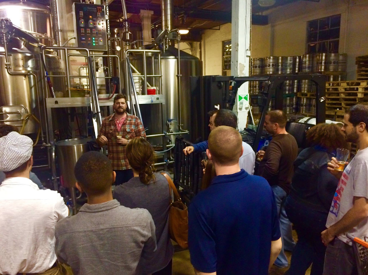 From the "Art and Science of Beer" event in which we learned about the creative process behind one of Baltimore's brewing companies.
